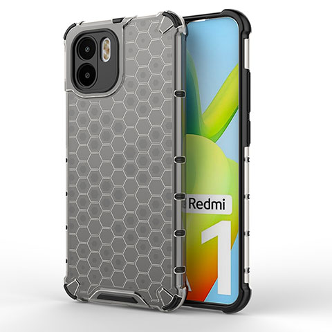 Carcasa Bumper Funda Silicona Transparente 360 Grados AM1 para Xiaomi Redmi A2 Plus Negro