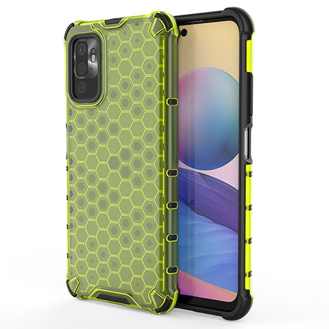 Carcasa Bumper Funda Silicona Transparente 360 Grados AM1 para Xiaomi Redmi Note 10T 5G Verde