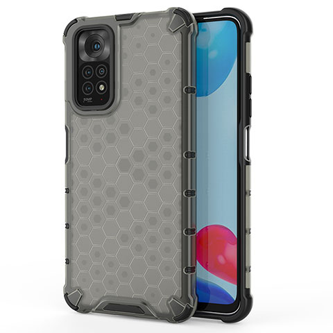 Carcasa Bumper Funda Silicona Transparente 360 Grados AM1 para Xiaomi Redmi Note 11 4G (2022) Negro