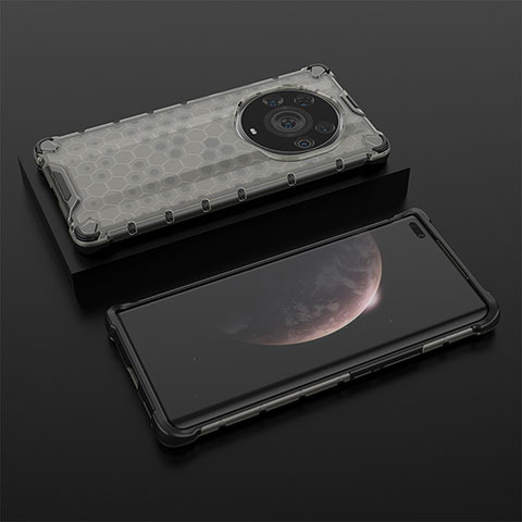 Carcasa Bumper Funda Silicona Transparente 360 Grados AM2 para Huawei Honor Magic3 Pro+ Plus 5G Negro