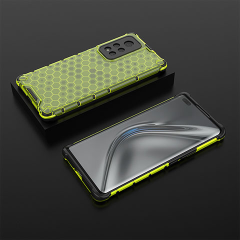 Carcasa Bumper Funda Silicona Transparente 360 Grados AM2 para Huawei Honor V40 5G Verde