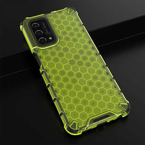 Carcasa Bumper Funda Silicona Transparente 360 Grados AM2 para Oppo A54 5G Verde