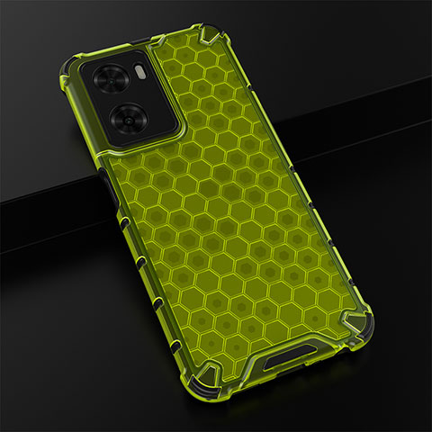 Carcasa Bumper Funda Silicona Transparente 360 Grados AM2 para Oppo A57e Verde