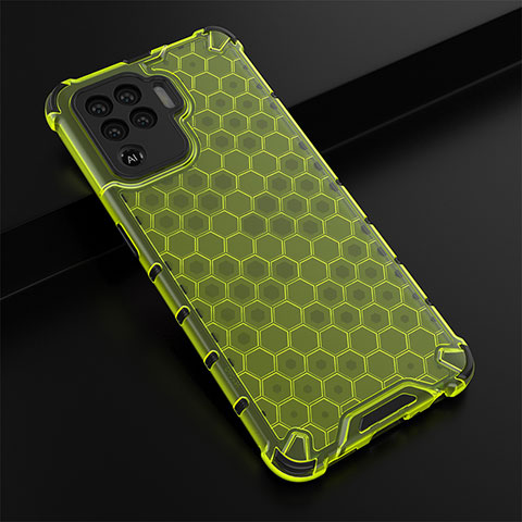 Carcasa Bumper Funda Silicona Transparente 360 Grados AM2 para Oppo F19 Pro Verde