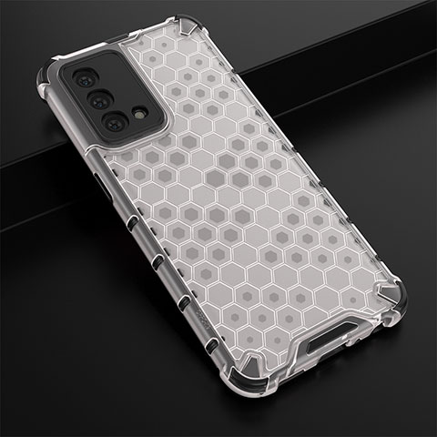 Carcasa Bumper Funda Silicona Transparente 360 Grados AM2 para Oppo K9 5G Blanco