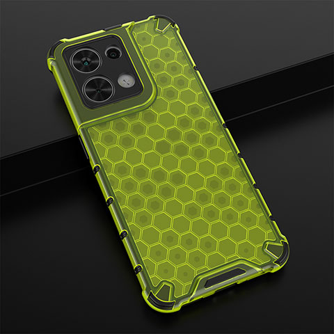 Carcasa Bumper Funda Silicona Transparente 360 Grados AM2 para Oppo Reno8 5G Verde