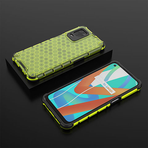 Carcasa Bumper Funda Silicona Transparente 360 Grados AM2 para Realme 8 5G Verde