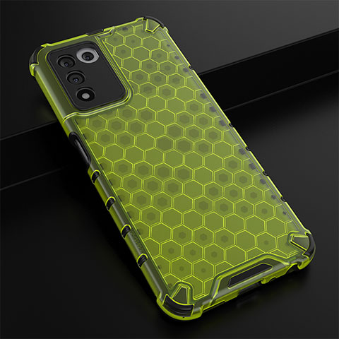 Carcasa Bumper Funda Silicona Transparente 360 Grados AM2 para Realme Q3t 5G Verde