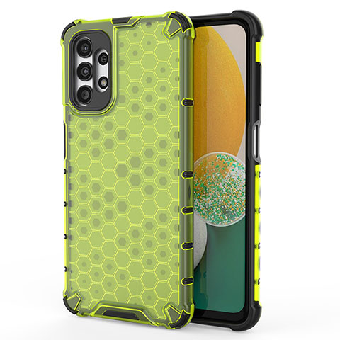 Carcasa Bumper Funda Silicona Transparente 360 Grados AM2 para Samsung Galaxy A13 4G Verde