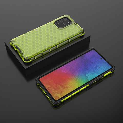 Carcasa Bumper Funda Silicona Transparente 360 Grados AM2 para Samsung Galaxy M80S Verde