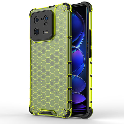 Carcasa Bumper Funda Silicona Transparente 360 Grados AM2 para Xiaomi Mi 13 Pro 5G Verde