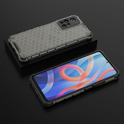 Carcasa Bumper Funda Silicona Transparente 360 Grados AM2 para Xiaomi Poco M4 Pro 5G Negro