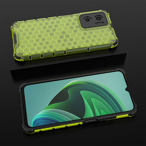 Carcasa Bumper Funda Silicona Transparente 360 Grados AM2 para Xiaomi Redmi 11 Prime 5G Verde