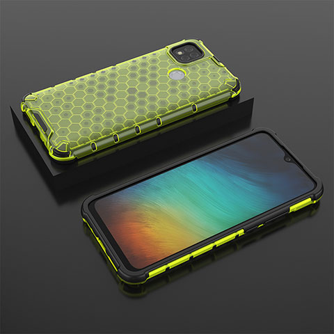 Carcasa Bumper Funda Silicona Transparente 360 Grados AM2 para Xiaomi Redmi 9 Activ Verde