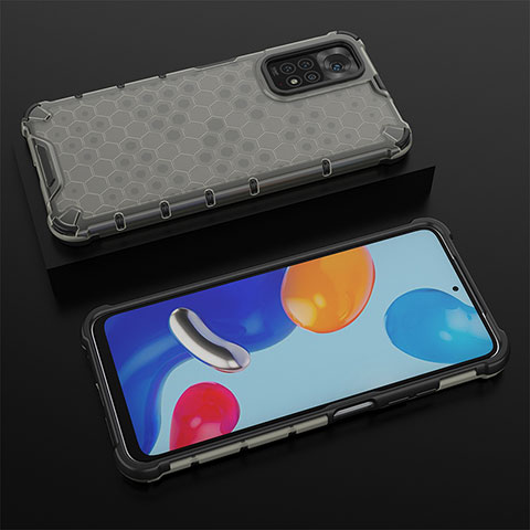 Carcasa Bumper Funda Silicona Transparente 360 Grados AM2 para Xiaomi Redmi Note 11 4G (2022) Negro