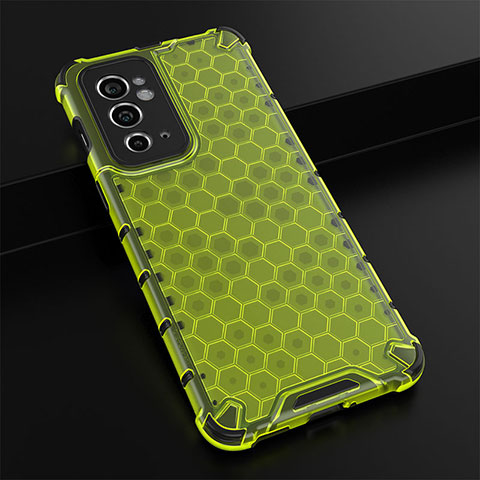 Carcasa Bumper Funda Silicona Transparente 360 Grados AM3 para OnePlus 9RT 5G Verde