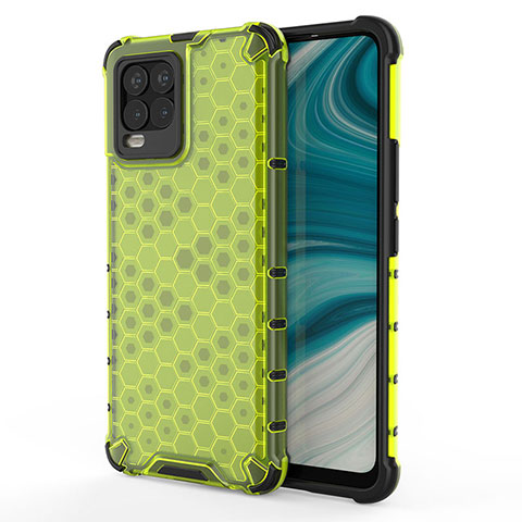 Carcasa Bumper Funda Silicona Transparente 360 Grados AM3 para Realme 8 Pro Verde