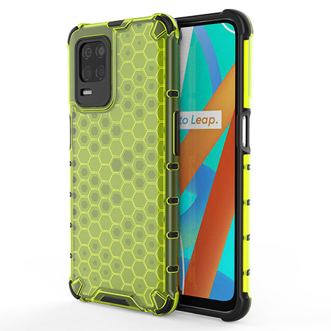 Carcasa Bumper Funda Silicona Transparente 360 Grados AM3 para Realme 8s 5G Verde