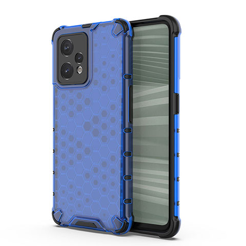 Carcasa Bumper Funda Silicona Transparente 360 Grados AM3 para Realme 9 Pro+ Plus 5G Azul