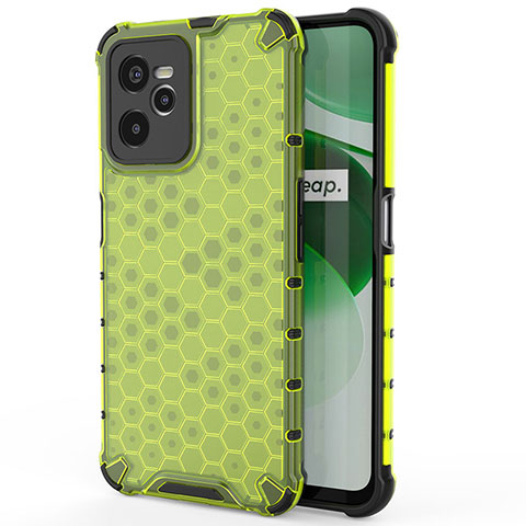 Carcasa Bumper Funda Silicona Transparente 360 Grados AM3 para Realme C35 Verde