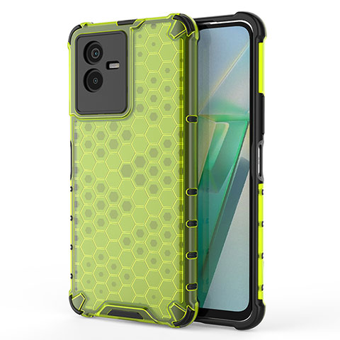 Carcasa Bumper Funda Silicona Transparente 360 Grados AM3 para Vivo T2x 5G Verde