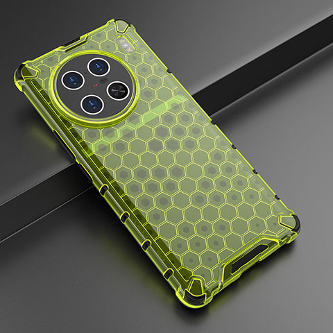 Carcasa Bumper Funda Silicona Transparente 360 Grados AM3 para Vivo X90 Pro+ Plus 5G Verde