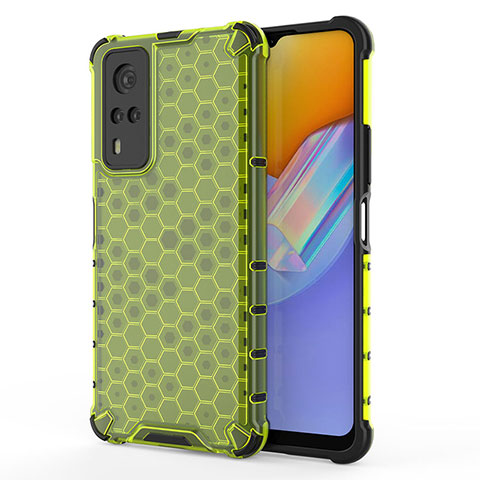 Carcasa Bumper Funda Silicona Transparente 360 Grados AM3 para Vivo Y31 (2021) Verde