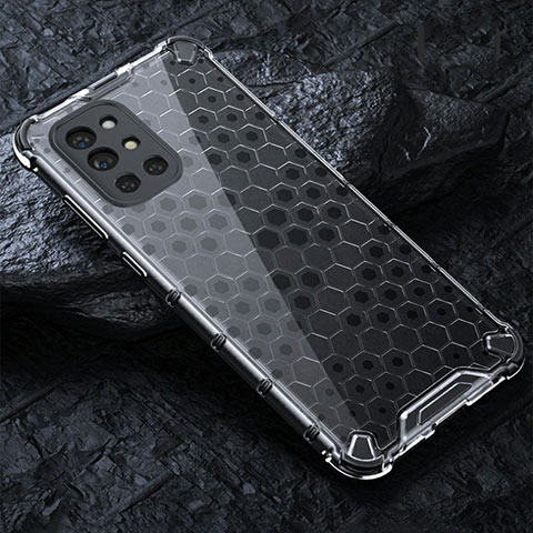 Carcasa Bumper Funda Silicona Transparente 360 Grados AM4 para OnePlus 9R 5G Gris