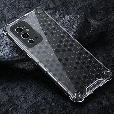 Carcasa Bumper Funda Silicona Transparente 360 Grados AM4 para OnePlus 9RT 5G Gris