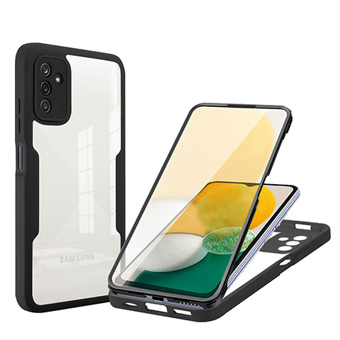 Carcasa Bumper Funda Silicona Transparente 360 Grados MJ1 para Samsung Galaxy A04s Negro