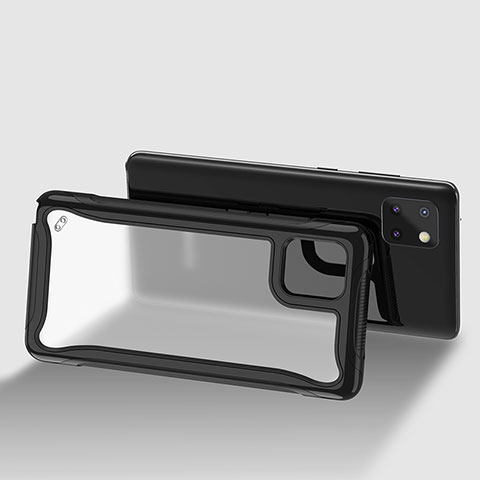 Carcasa Bumper Funda Silicona Transparente 360 Grados para Samsung Galaxy Note 10 Lite Negro