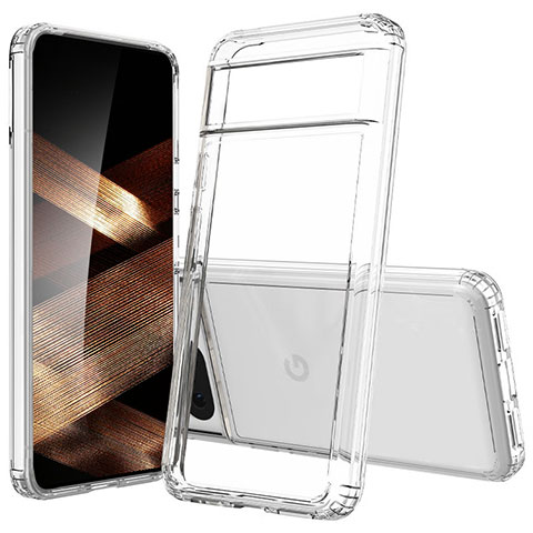 Carcasa Bumper Funda Silicona Transparente 360 Grados Z01J para Google Pixel 8 5G Claro