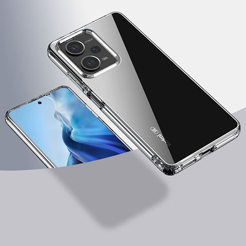 Carcasa Bumper Funda Silicona Transparente 360 Grados ZJ1 para Xiaomi Redmi Note 12 Explorer Claro