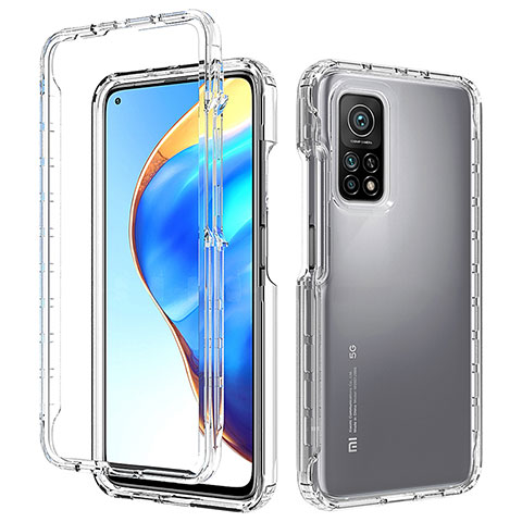 Carcasa Bumper Funda Silicona Transparente 360 Grados ZJ3 para Xiaomi Mi 10T 5G Claro