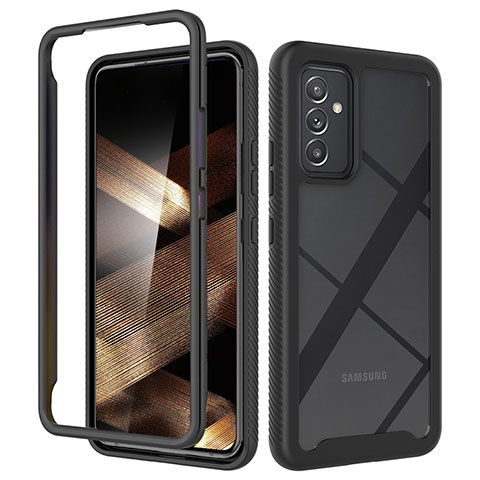 Carcasa Bumper Funda Silicona Transparente 360 Grados ZJ4 para Samsung Galaxy A15 5G Negro