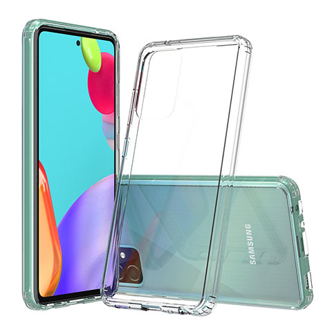 Carcasa Bumper Funda Silicona Transparente 360 Grados ZJ5 para Samsung Galaxy A52 5G Claro