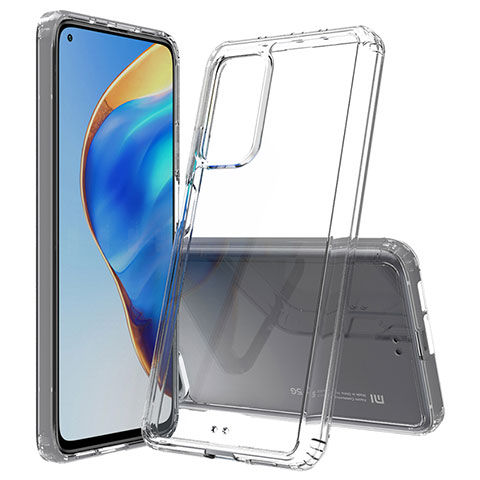 Carcasa Bumper Funda Silicona Transparente 360 Grados ZJ5 para Xiaomi Mi 10T Pro 5G Claro