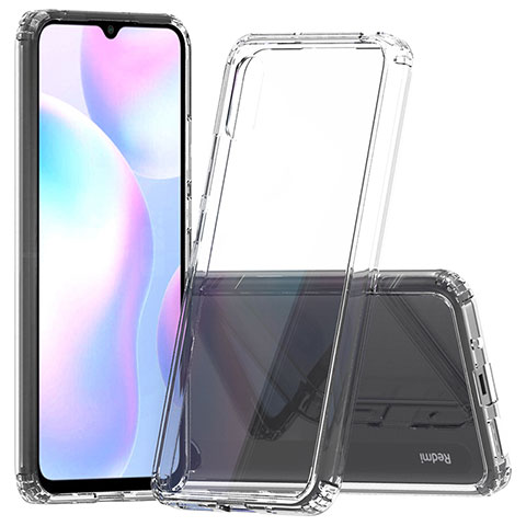 Carcasa Bumper Funda Silicona Transparente 360 Grados ZJ5 para Xiaomi Redmi 9AT Claro