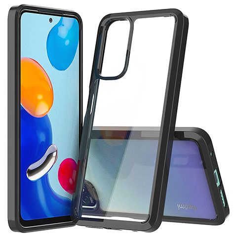 Carcasa Bumper Funda Silicona Transparente 360 Grados ZJ5 para Xiaomi Redmi Note 11 4G (2022) Negro