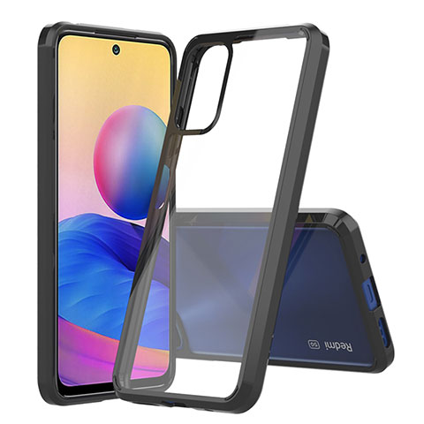 Carcasa Bumper Funda Silicona Transparente 360 Grados ZJ5 para Xiaomi Redmi Note 11 SE 5G Negro