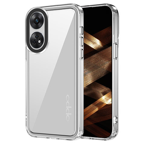 Carcasa Bumper Funda Silicona Transparente AC1 para Oppo Reno8 T 4G Claro