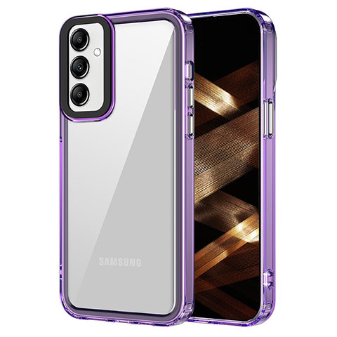 Carcasa Bumper Funda Silicona Transparente AC1 para Samsung Galaxy A14 4G Purpura Claro