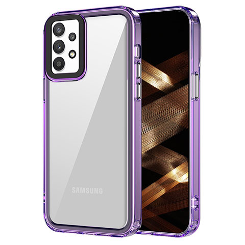 Carcasa Bumper Funda Silicona Transparente AC1 para Samsung Galaxy A32 4G Purpura Claro