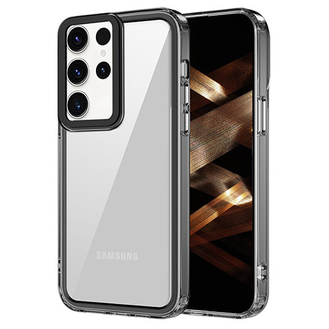 Carcasa Bumper Funda Silicona Transparente AC1 para Samsung Galaxy S23 Ultra 5G Negro