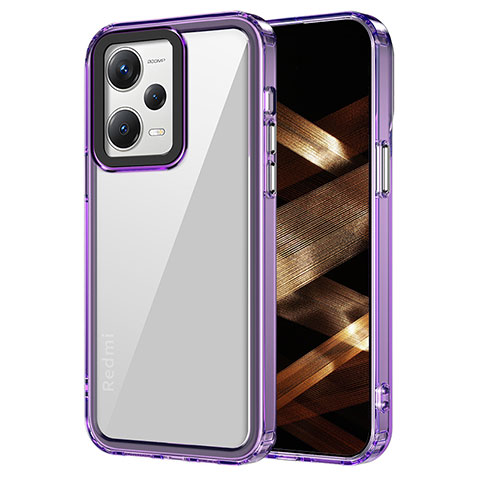 Carcasa Bumper Funda Silicona Transparente AC1 para Xiaomi Redmi Note 12 Explorer Purpura Claro