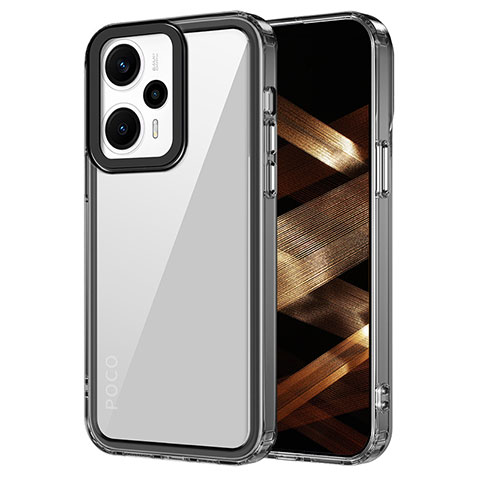 Carcasa Bumper Funda Silicona Transparente AC1 para Xiaomi Redmi Note 12 Turbo 5G Negro