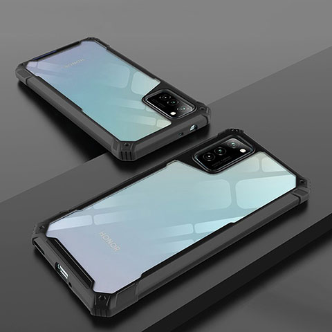 Carcasa Bumper Funda Silicona Transparente Espejo H01 para Huawei Honor V30 Pro 5G Negro