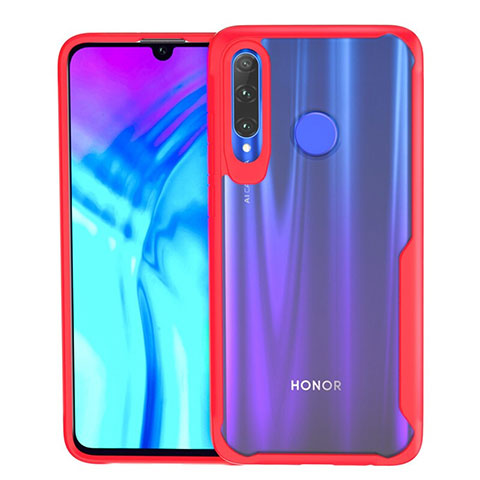 Carcasa Bumper Funda Silicona Transparente Espejo H02 para Huawei P Smart+ Plus (2019) Rojo