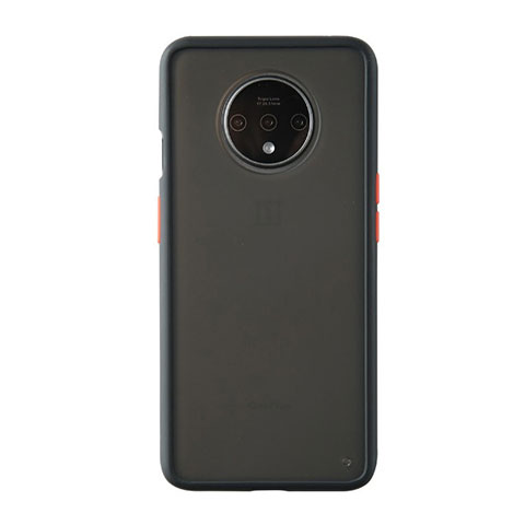 Carcasa Bumper Funda Silicona Transparente Espejo H03 para OnePlus 7T Negro