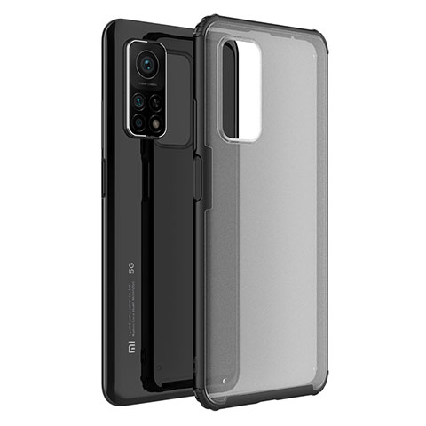 Carcasa Bumper Funda Silicona Transparente Espejo M01 para Xiaomi Mi 10T 5G Negro